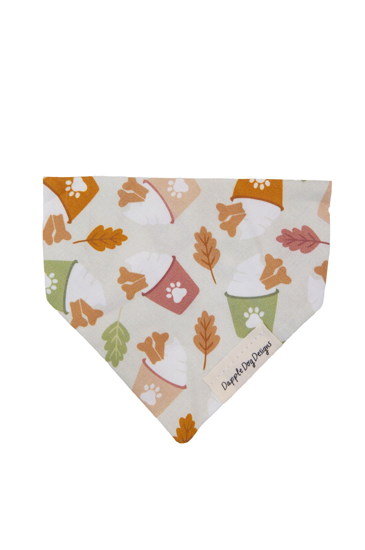 Fall Pup Cups Bandana