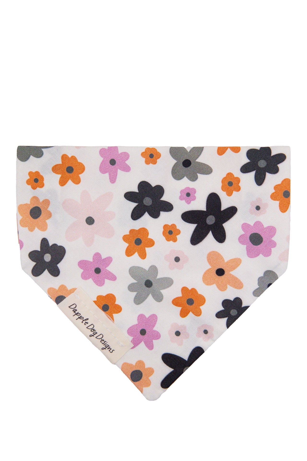 Spooky Groovy Floral Bandana