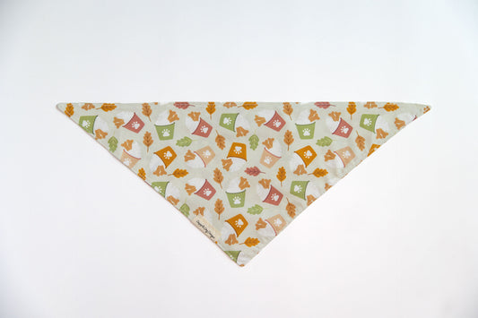 Fall Pup Cups Bandana