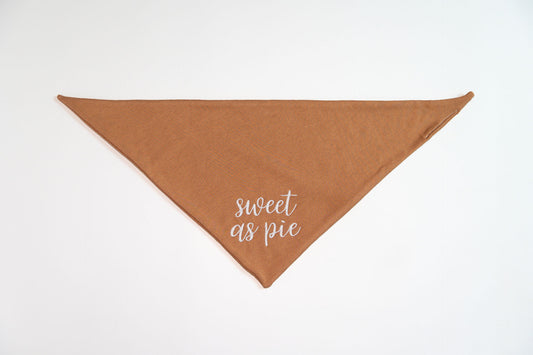 Sweet As Pie Embroidered Bandana