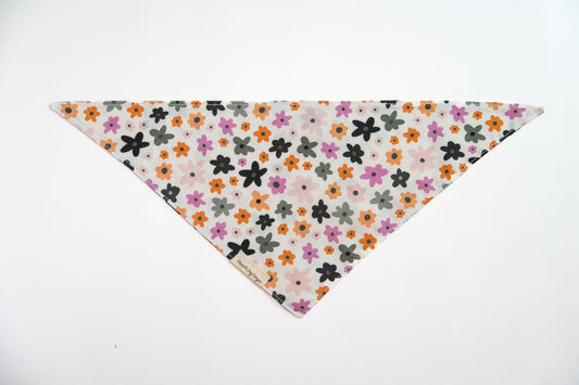 Spooky Groovy Floral Bandana