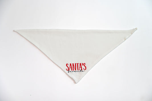 Santa's Favorite Embroidered Bandana