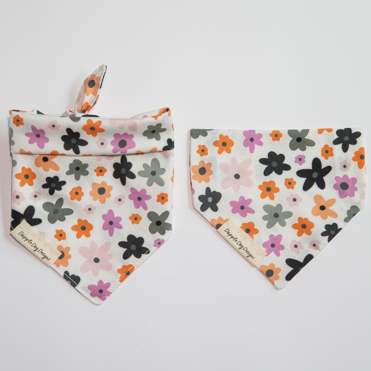 Spooky Groovy Floral Bandana