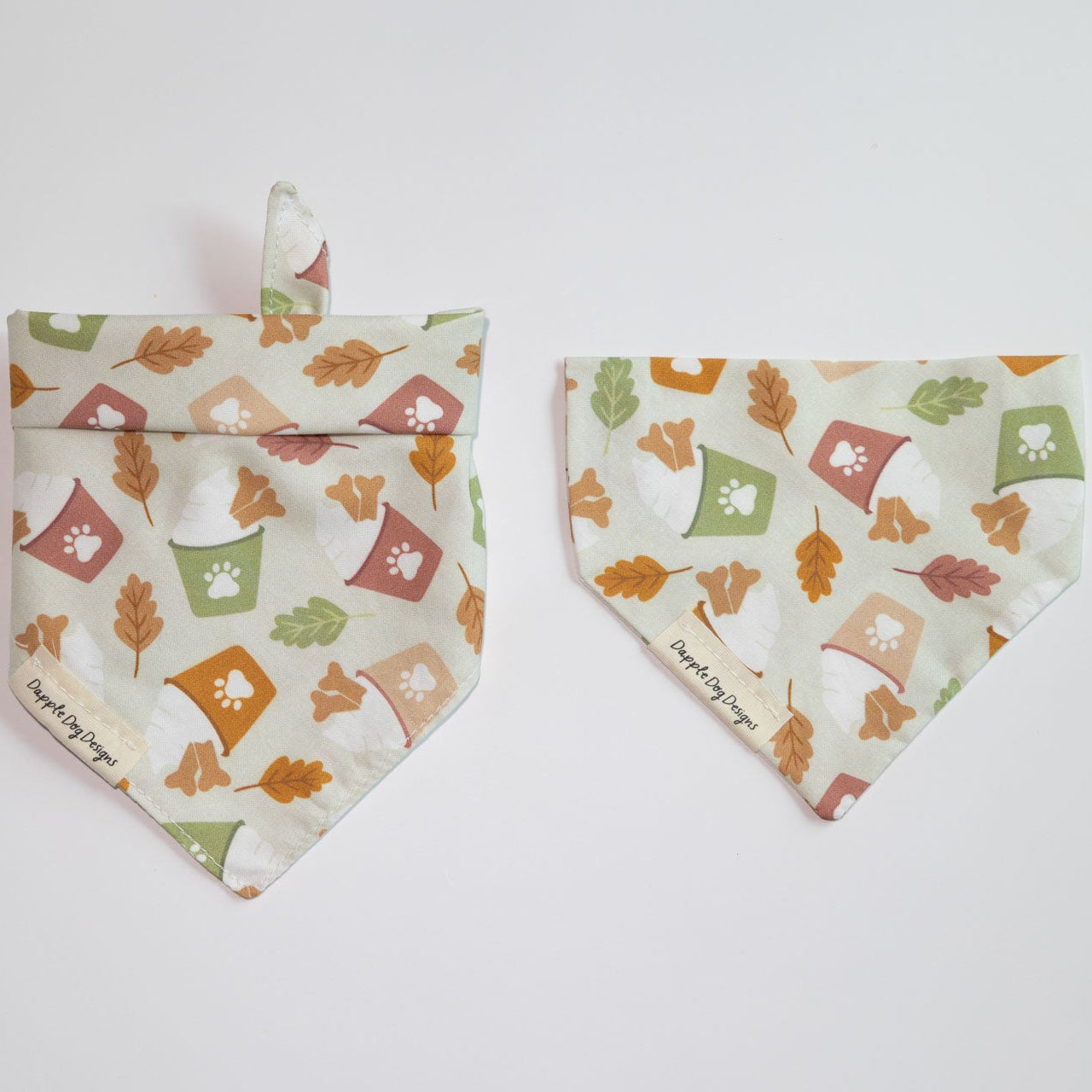 Fall Pup Cups Bandana