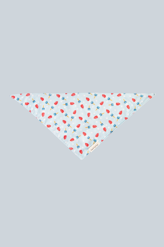 Red, White, & Blue Popsicles Bandana