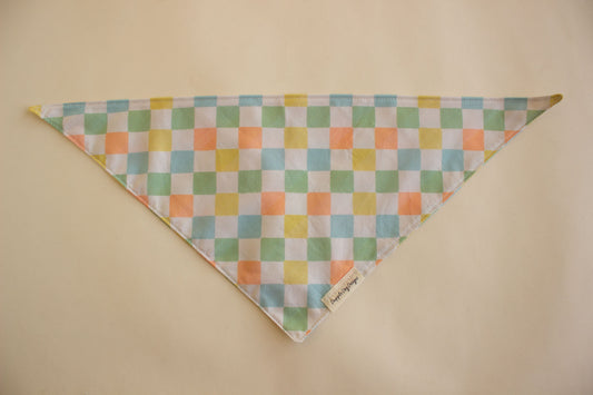 Spring Checkerboard Bandana