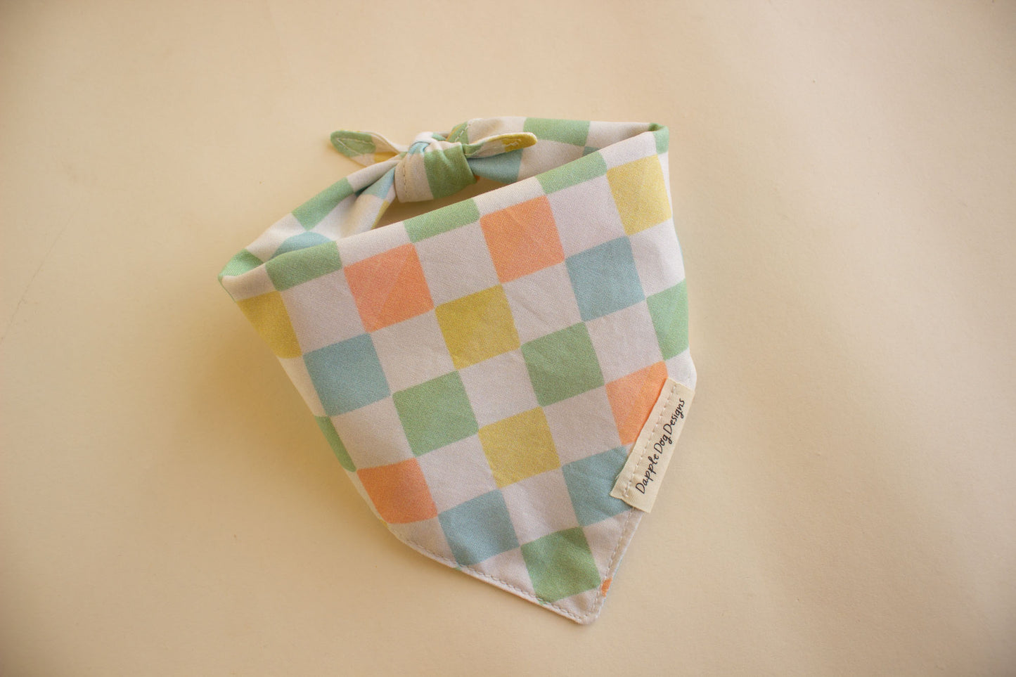 Spring Checkerboard Bandana