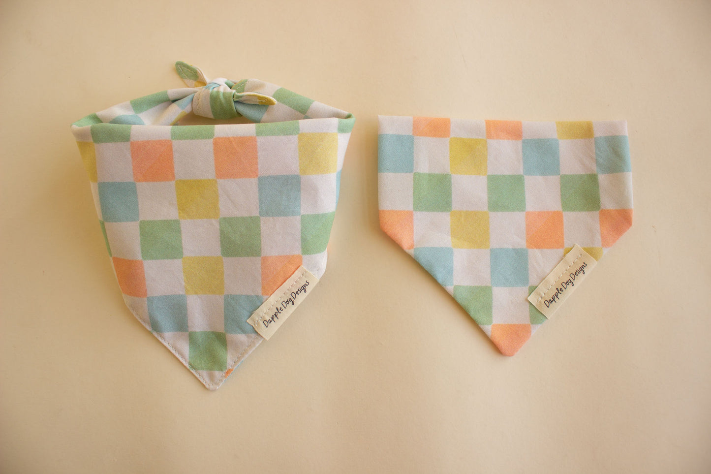Spring Checkerboard Bandana