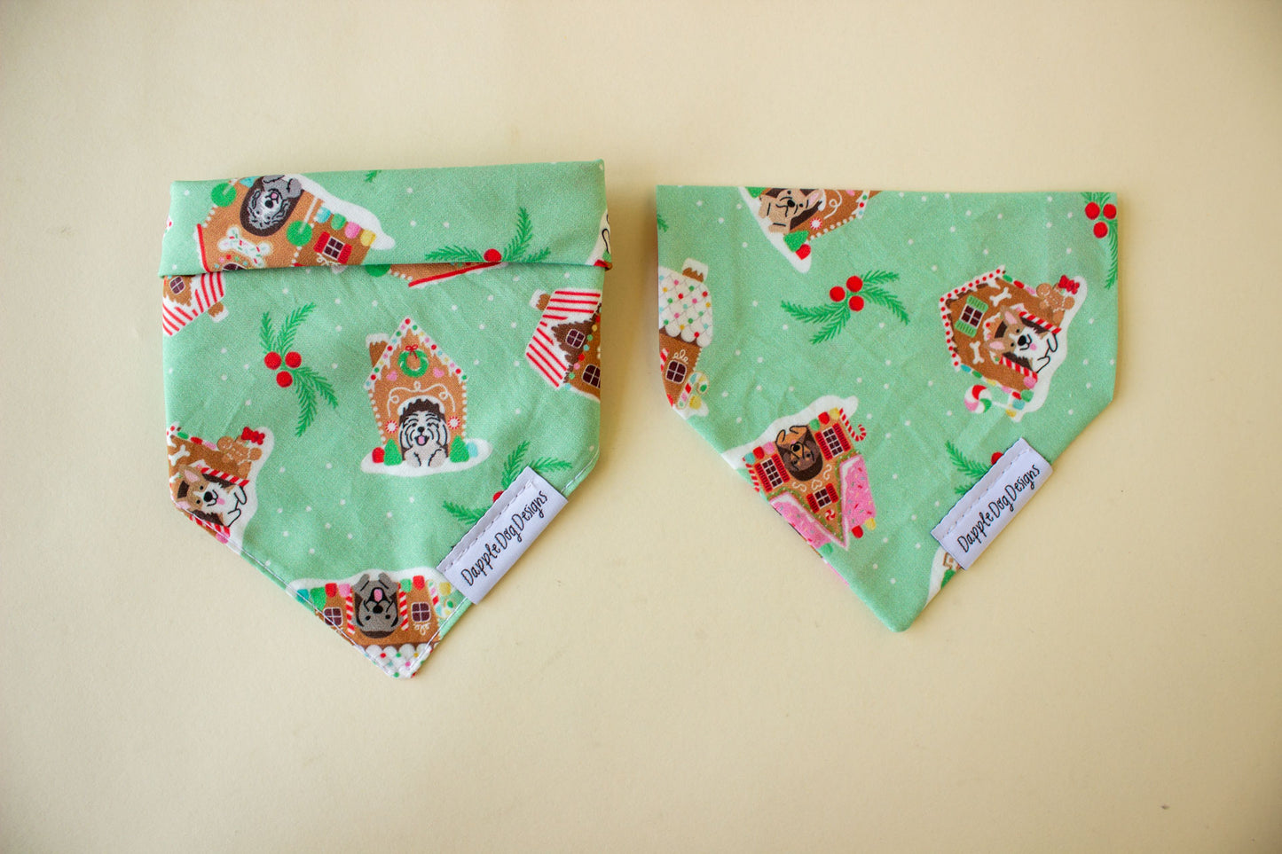 Gingerbread Doghouses Bandana