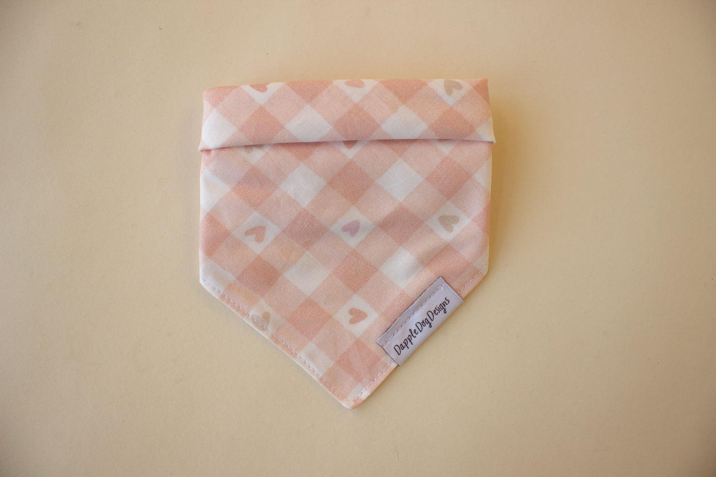 Plaid Hearts Bandana