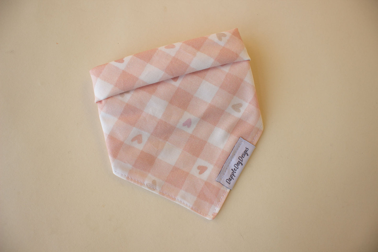 Plaid Hearts Bandana