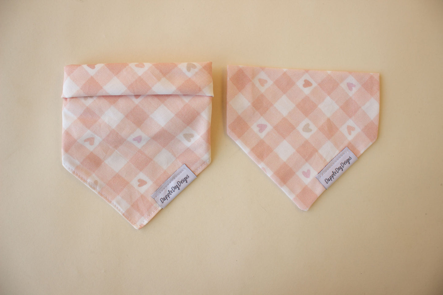 Plaid Hearts Bandana