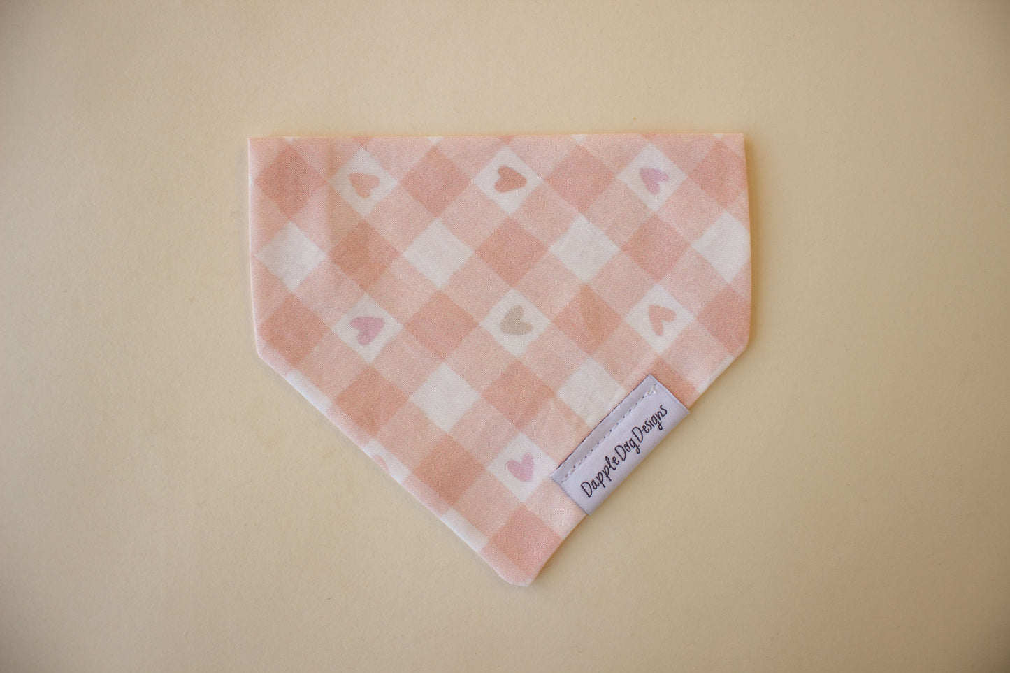 Plaid Hearts Bandana