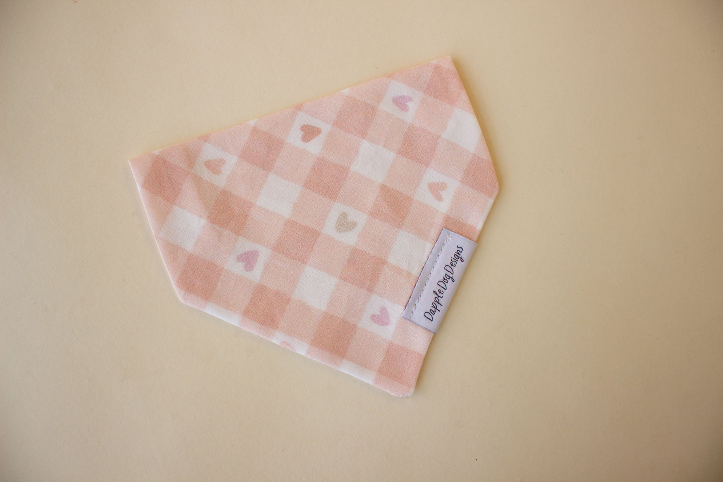 Plaid Hearts Bandana
