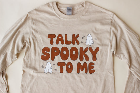 Talk Spooky to Me Long Sleeve Tee