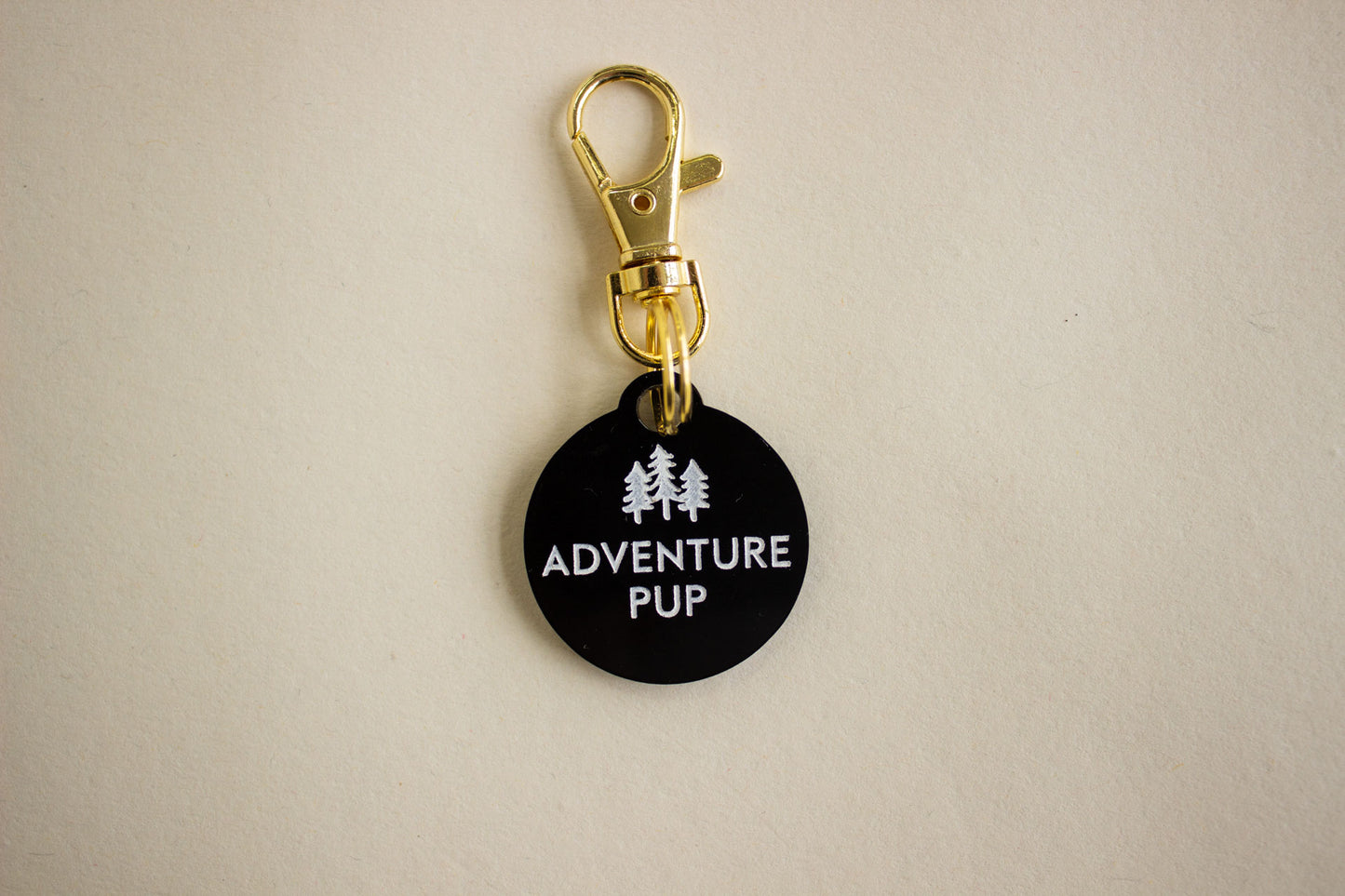 Adventure Pup Acrylic Pet Tag