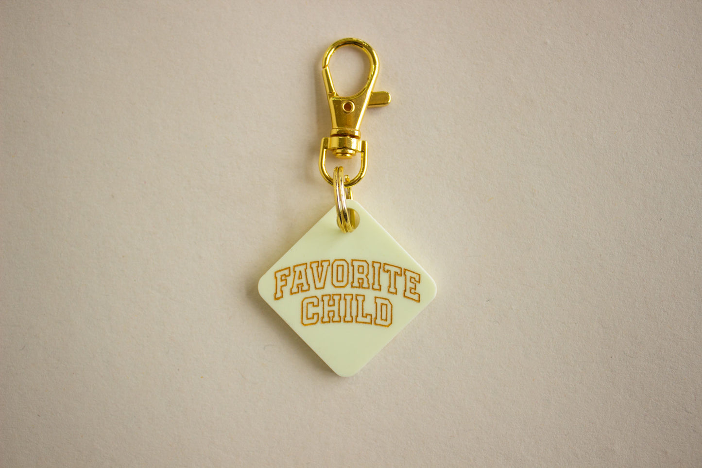 Favorite Child Acrylic Pet Tag
