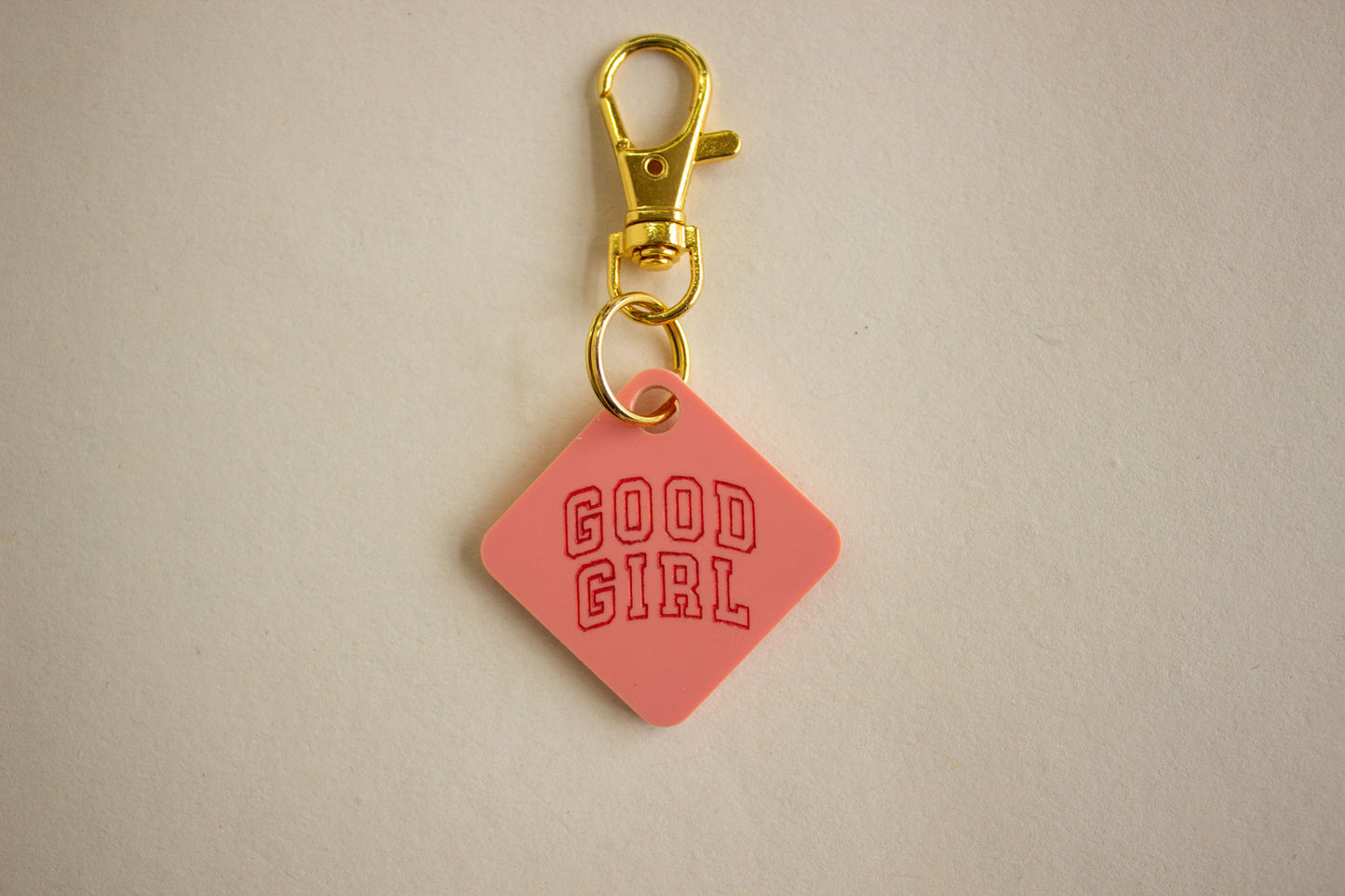 Good Girl Acrylic Pet Tag