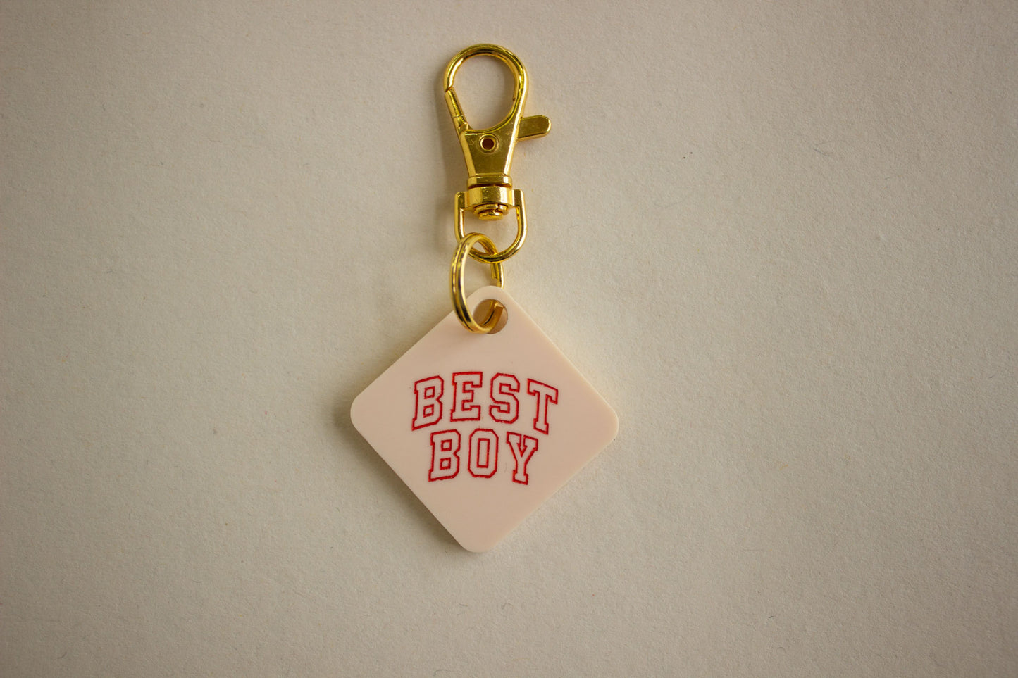 Best Boy Acrylic Pet Tag
