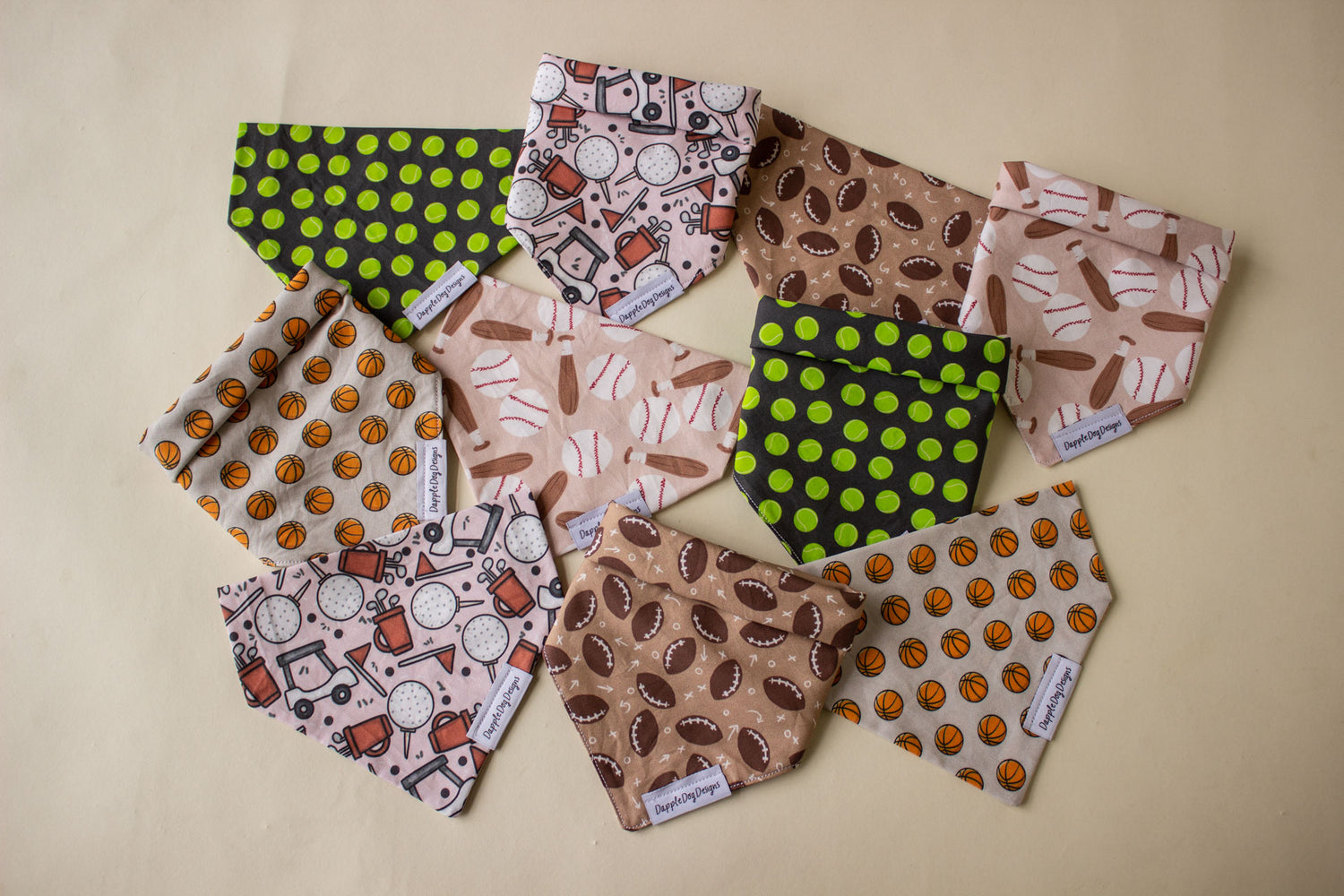 Burgers Bandana – Dapple Dog Designs