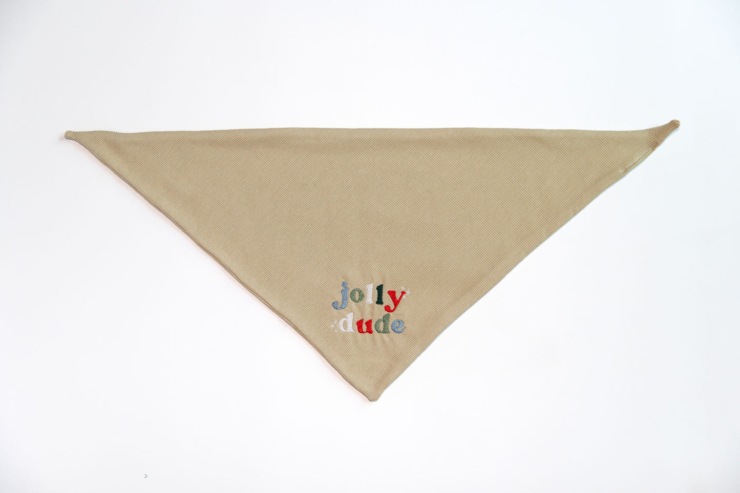 Jolly Dude/Babe Embroidered Bandana