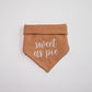 Sweet As Pie Embroidered Bandana