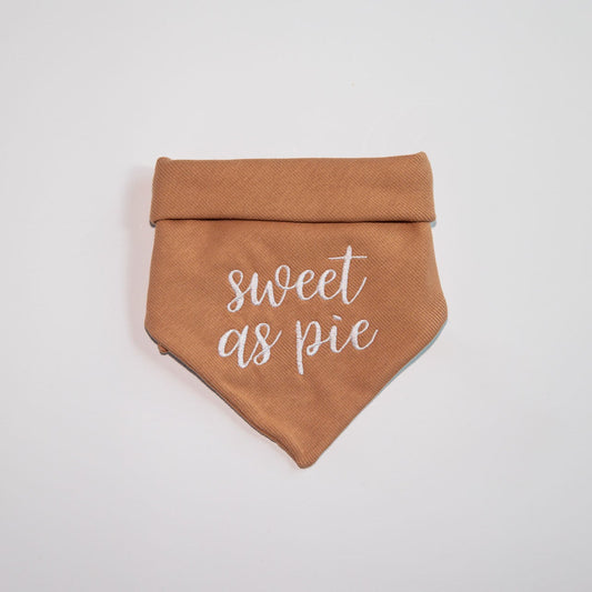 Sweet As Pie Embroidered Bandana