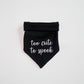 Too Cute To Spook Embroidered Bandana