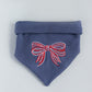 Embroidered Bow Bandana