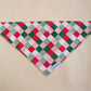 Festive Checkered Bandana