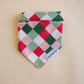 Festive Checkered Bandana