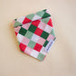 Festive Checkered Bandana