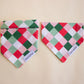 Festive Checkered Bandana