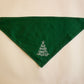 Christmas Tree Embroidered Bandana