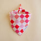 Pink Checkerboard Bandana