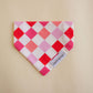 Pink Checkerboard Bandana