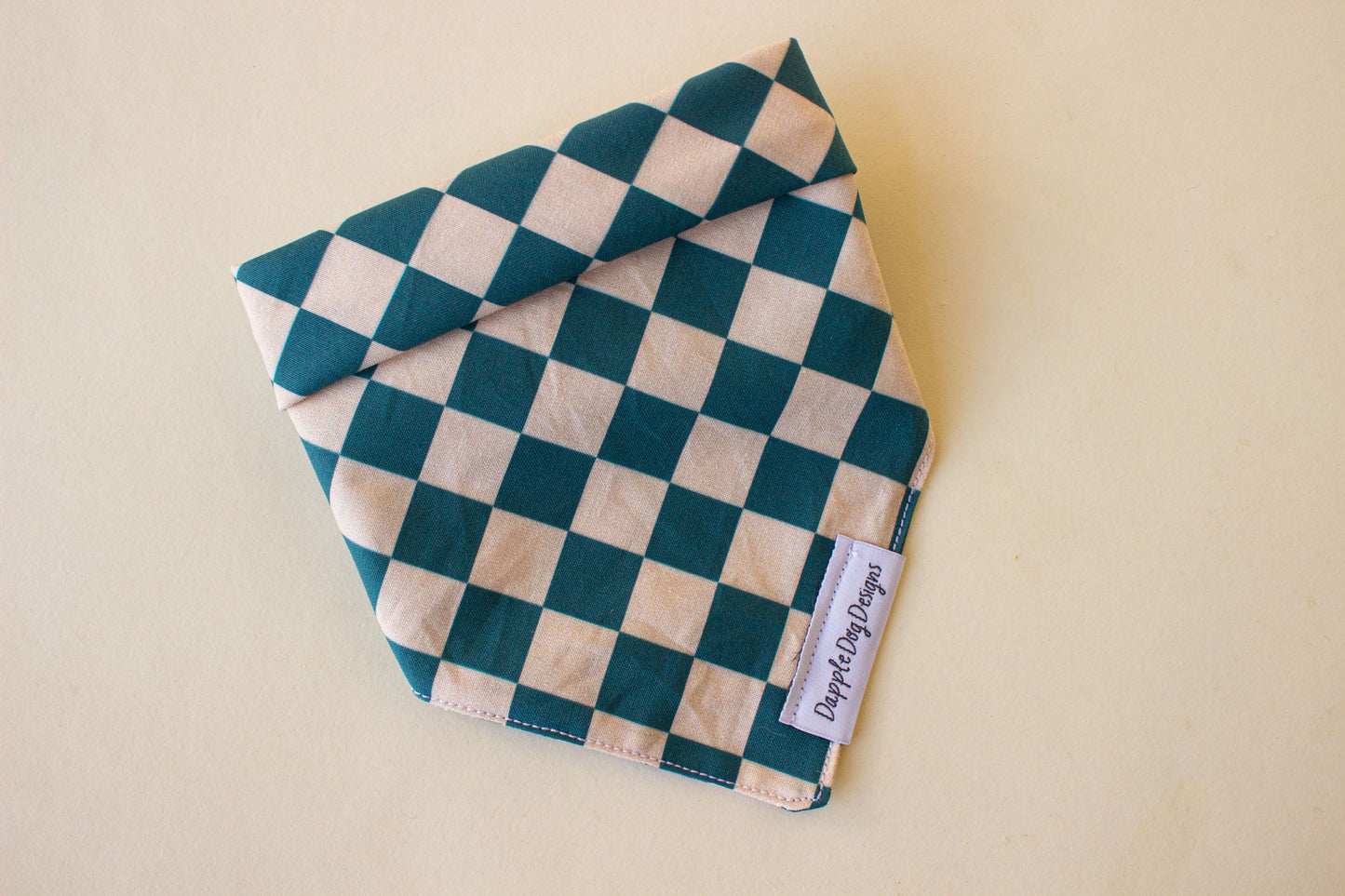 Blue Checkered Bandana
