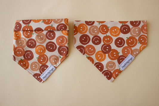 Pumpkin Smileys Bandana