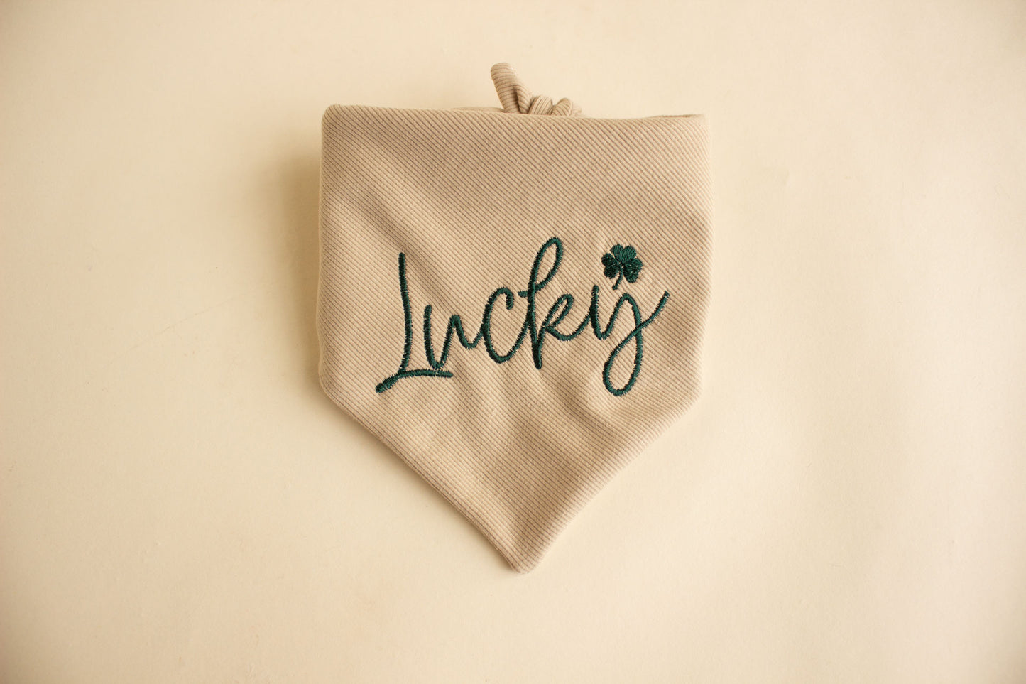 Lucky Embroidered Bandana