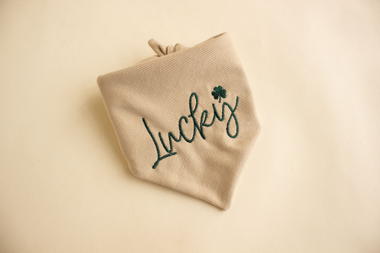 Lucky Embroidered Bandana