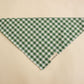 Green Plaid Bandana