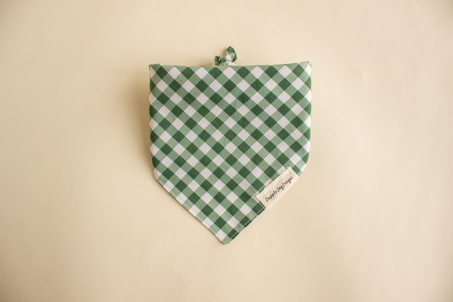 Green Plaid Bandana
