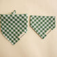 Green Plaid Bandana
