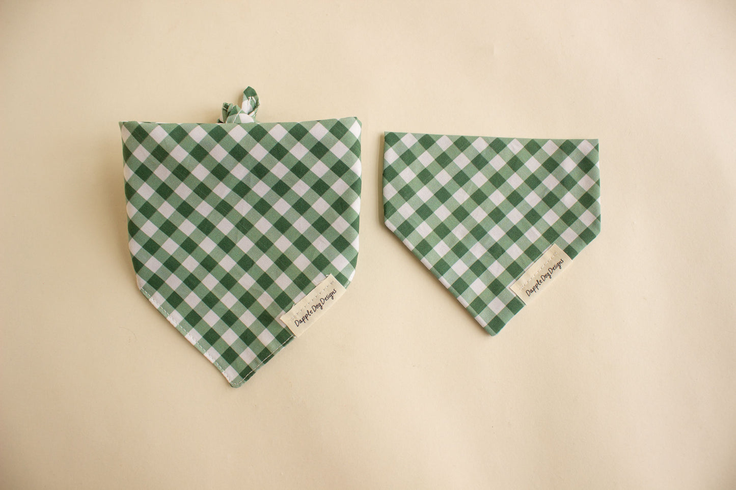 Green Plaid Bandana