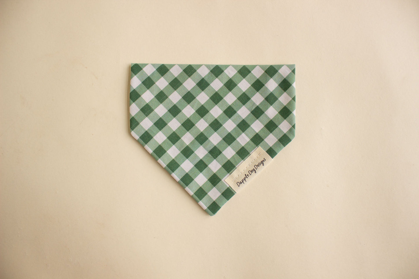 Green Plaid Bandana