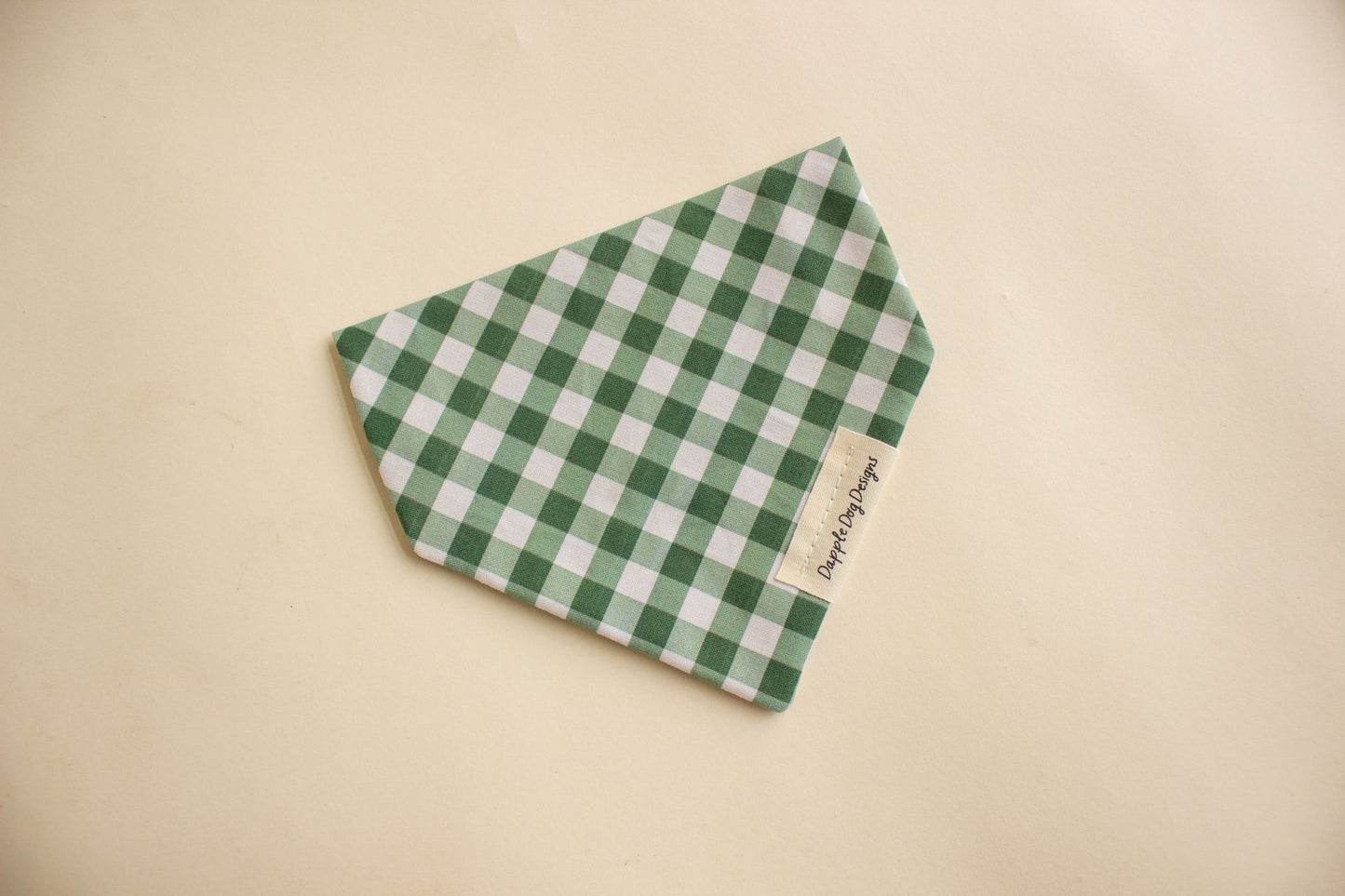 Green Plaid Bandana
