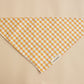 Orange Spring Plaid Bandana