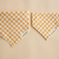 Orange Spring Plaid Bandana