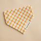 Orange Spring Plaid Bandana