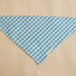 Blue Spring Plaid Bandana